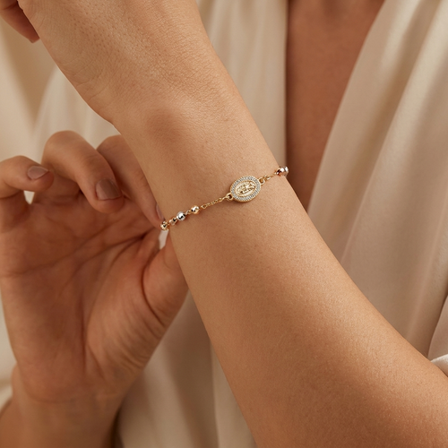 Pulsera Rosario · Acabado  Premium
